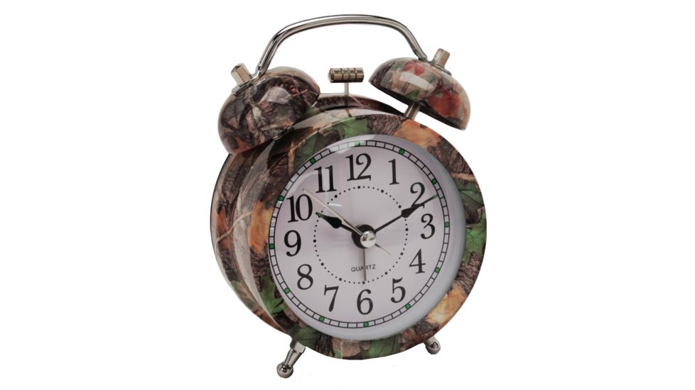 River's Edge Steel Alarm Clock, Fall Transition Camo, 4in. Tall 184331