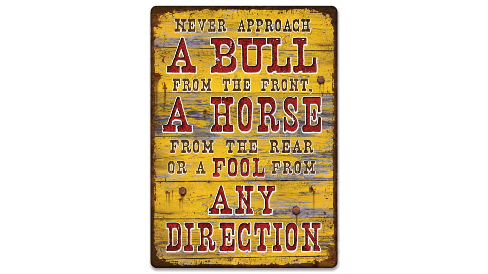 River's Edge Tin Sign