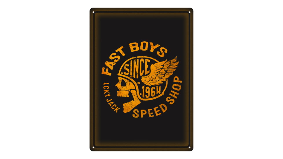 River's Edge Tin Sign