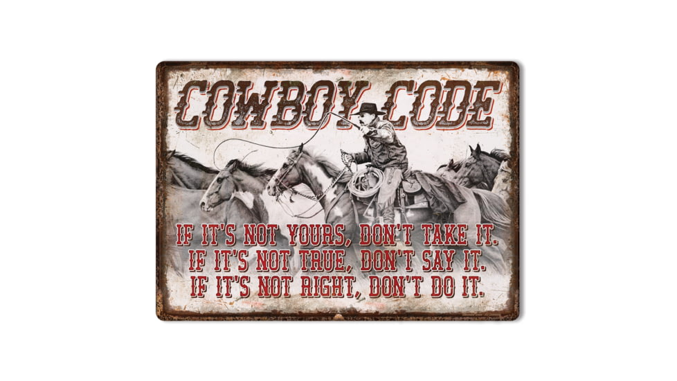 River's Edge Tin Sign