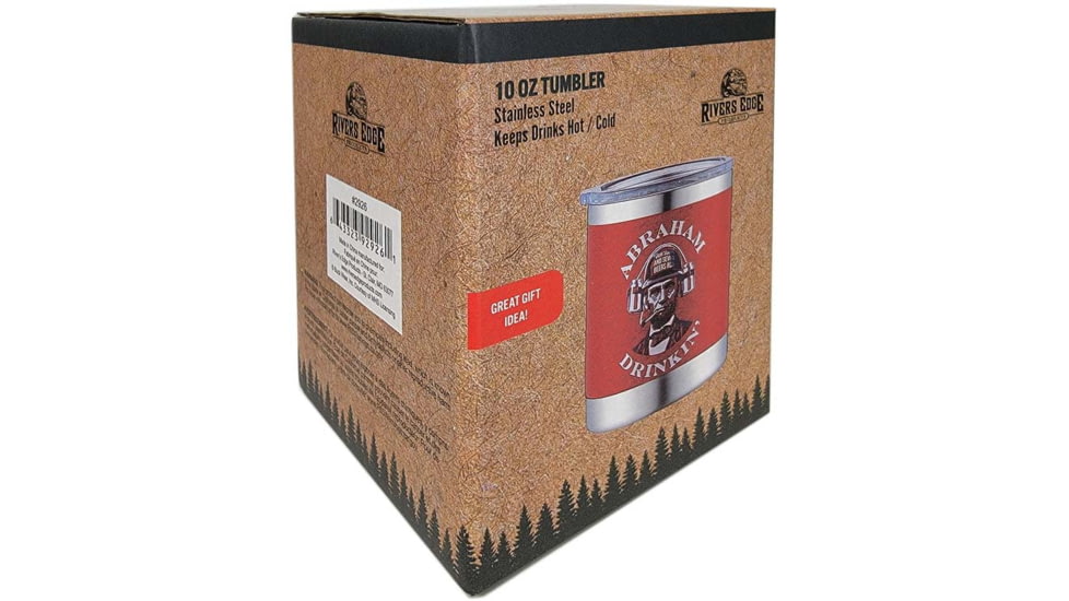 Rivers Edge Abraham Drinkin Tumbler w/Lid, 10oz, 2926