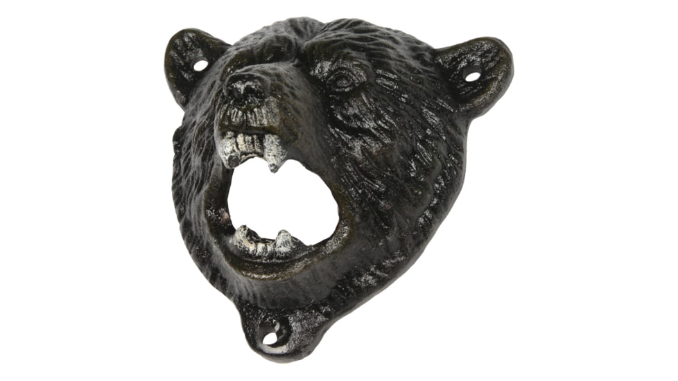Rivers Edge Bottle Opener, Bear, Cast Iron, 1825