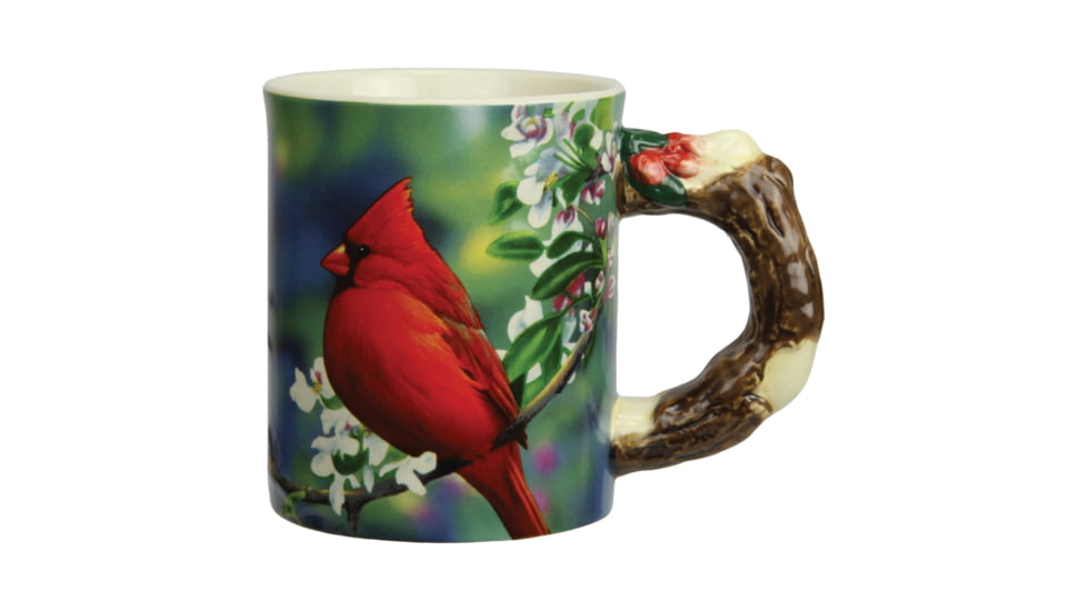 Rivers Edge Ceramic Mug 3D 15oz, Cardinal, 2446