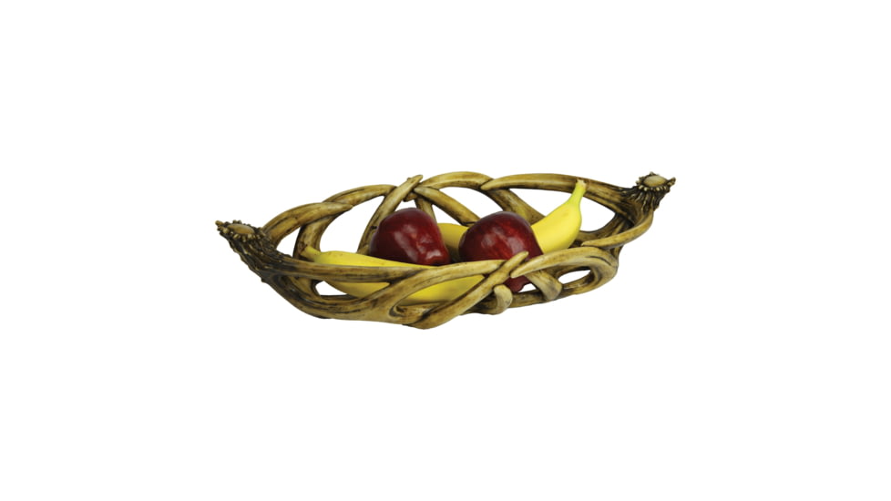 Rivers Edge Fruit Bowl, Oval Antler, 895