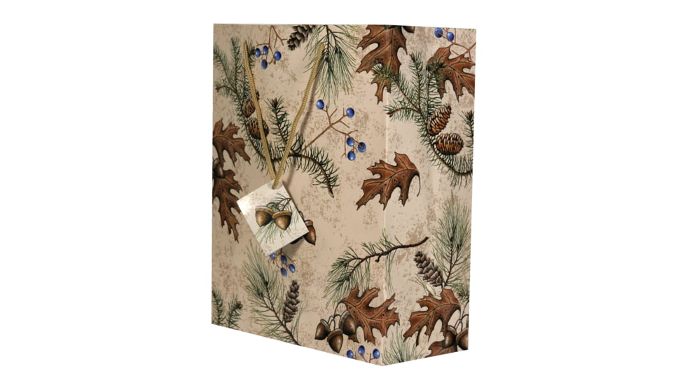 Rivers Edge Gift Bag Medium, Acorn and Pine, Medium, 382