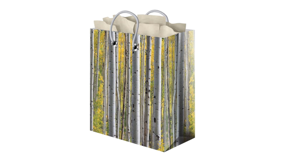 Rivers Edge Gift Bag Medium with Tissue Paper, Birch, Medium, 4521