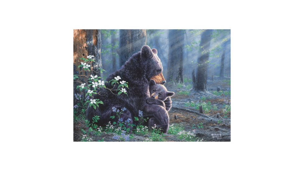 Rivers Edge Puzzle in Tin, Bear Scene, 040