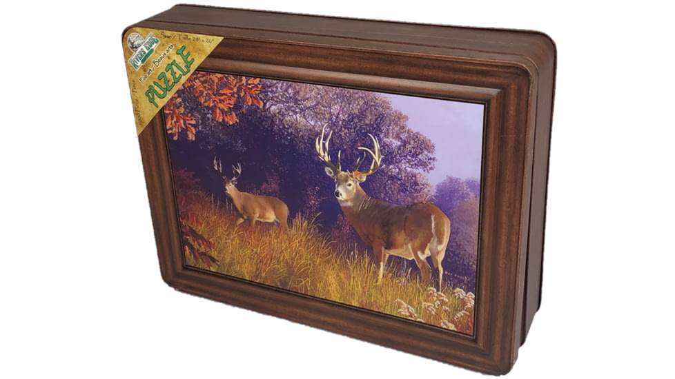 Rivers Edge Puzzle in Tin, Deer Scene, 039