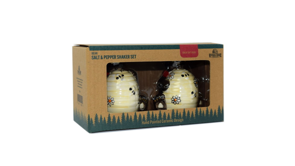 Rivers Edge Salt and Pepper Shakers, Bear, 2055