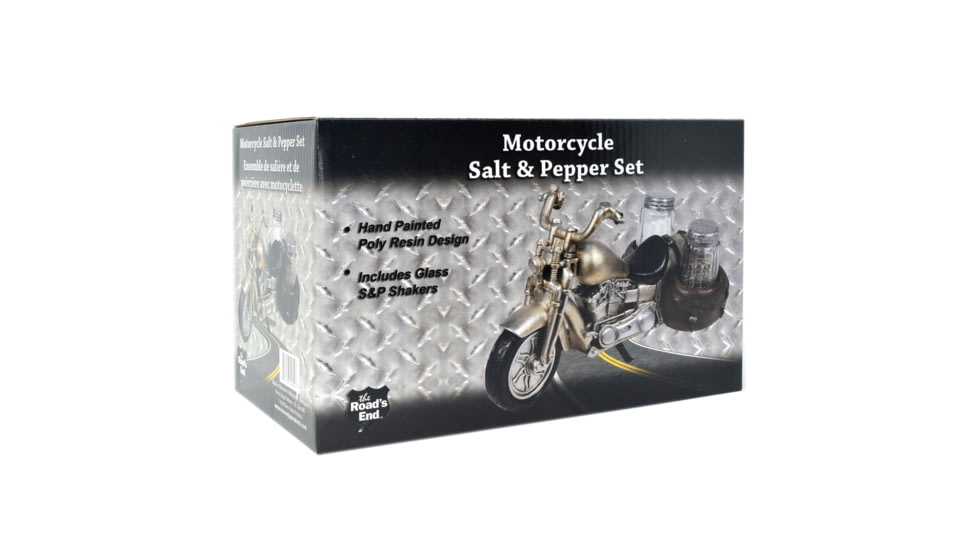 Rivers Edge Salt and Pepper Shakers, Motorcycle, 50RE