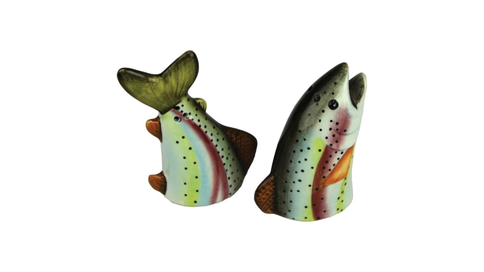 Rivers Edge Salt and Pepper Shakers, Trout, 2051