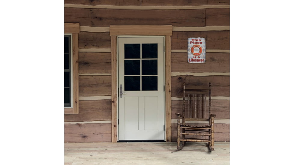 Rivers Edge Tin Sign, Lifesaver, 12 x 17 in, 4501