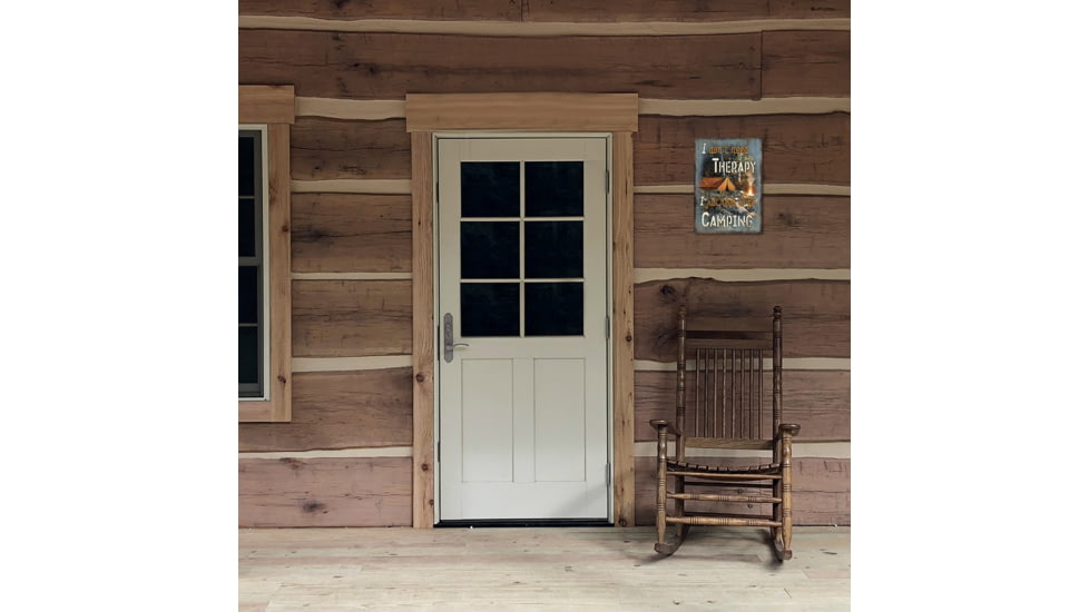 Rivers Edge Tin Sign, Therapy Camping, 12 x 17 in, 4504