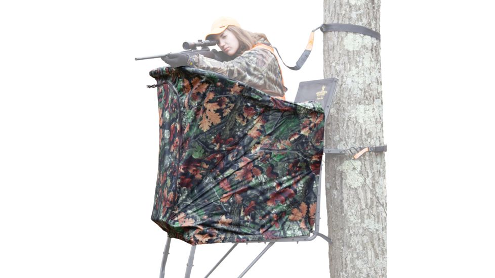 Rivers Edge Treestands 1-Man Ladder Stand Curtain, Camo RE769