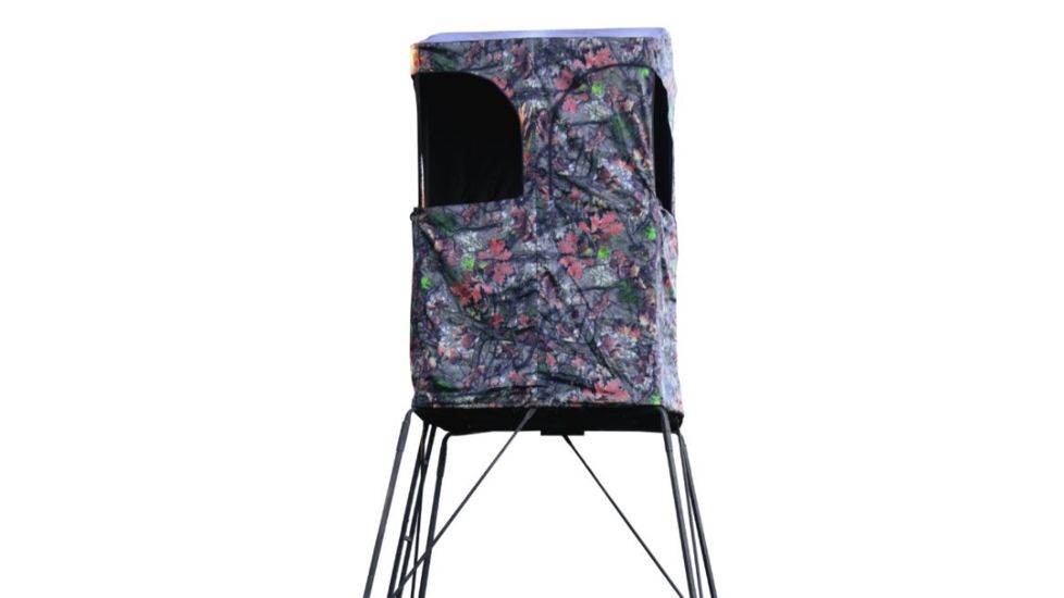 Rivers Edge Treestands 10ft Tower Outpost with Blind, Black RE703