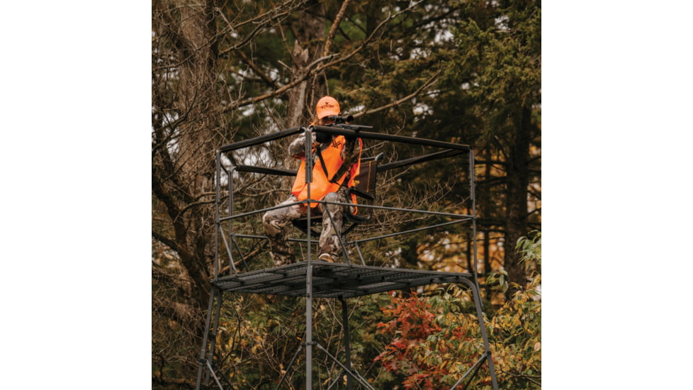 Rivers Edge Treestands 12ft Shooting Platform, Black, 12 Foot, RE402T