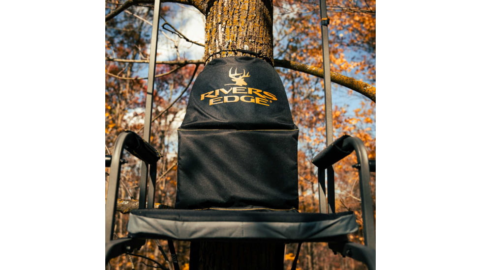 Rivers Edge Treestands Deluxe Ladder Stand, Black RE647