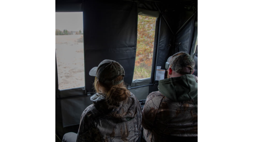 Rivers Edge Treestands Landmark 600 Series Permanent Hunting Blind, Dusty Olive, 6 ft, LM603