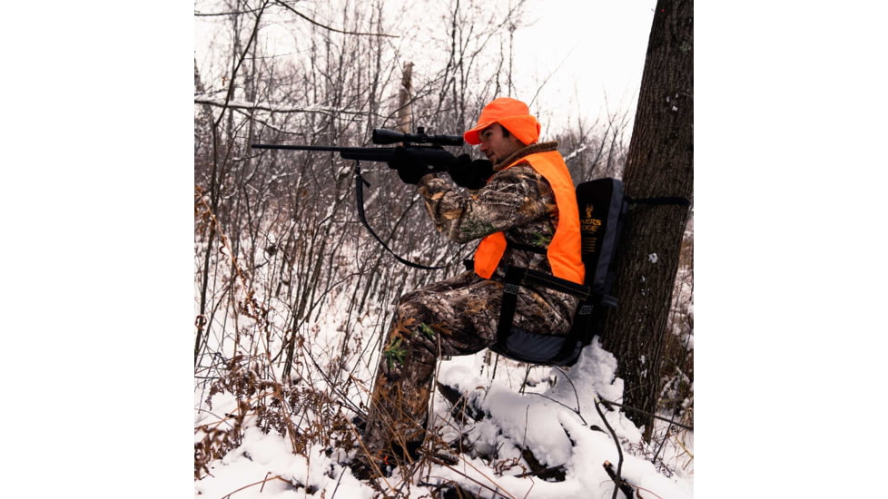 Rivers Edge Treestands Lounger Tree Seat, Black/Camo, RE761