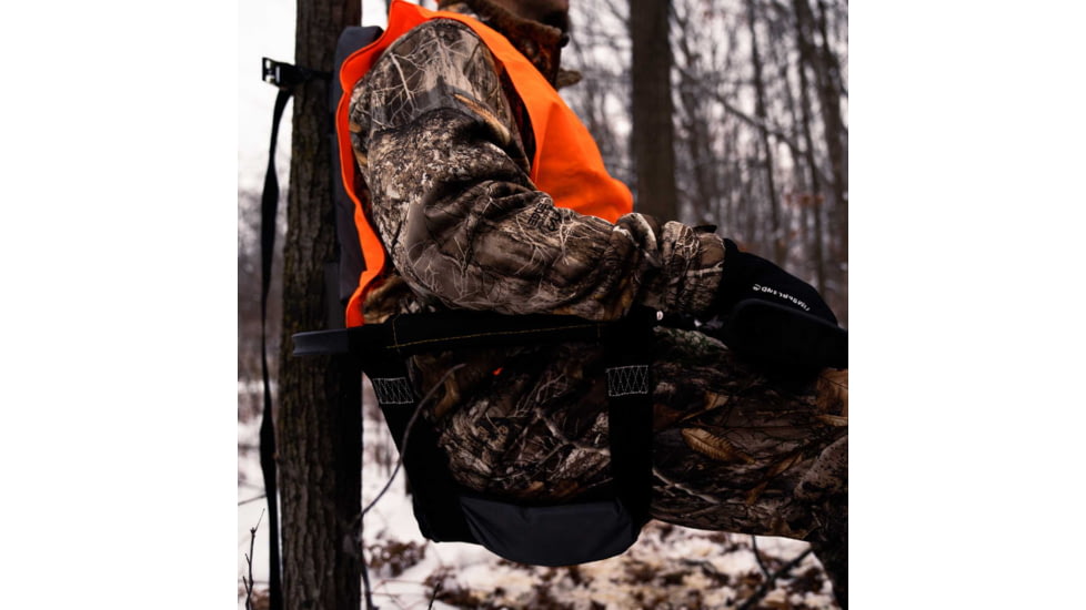 Rivers Edge Treestands Lounger Tree Seat, Black/Camo, RE761