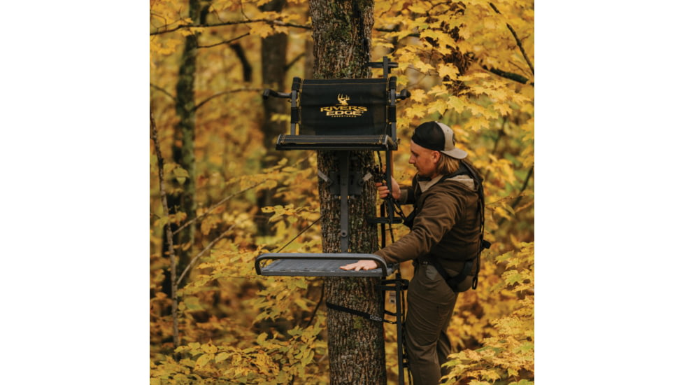Rivers Edge Treestands Lounger - Treestand, Black, 1-Man, RE521