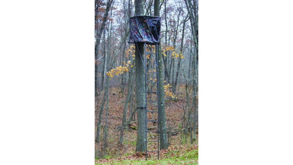 Rivers Edge Treestands Spin Shot Ladder Stand, Black RE637