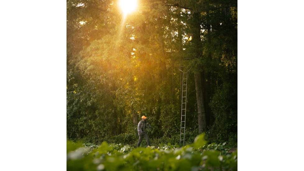 Rivers Edge Treestands Standard 2-Man Ladder Stand, Black, RE649