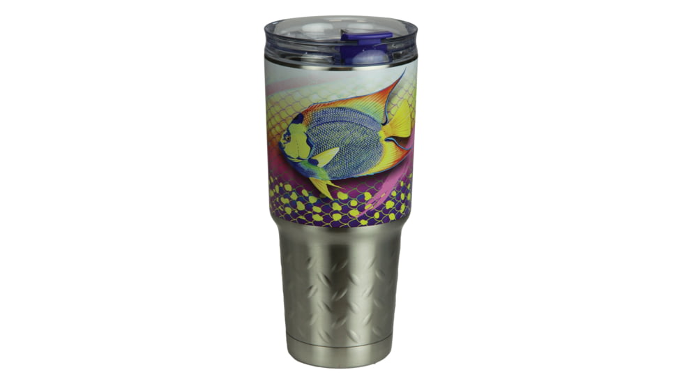 Rivers Edge Tumbler 32oz SS, Angel Fish, 2143