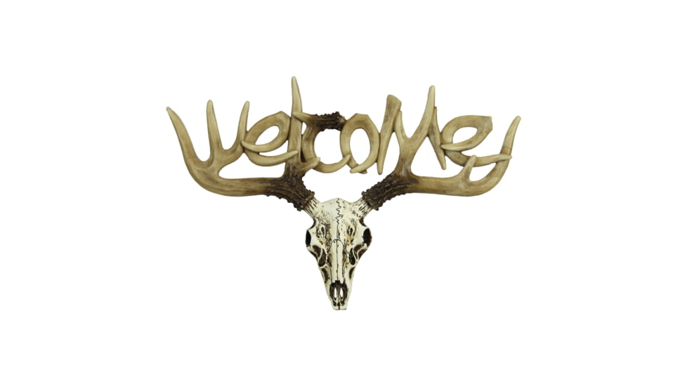 Rivers Edge Welcome Sign, Small Euro Deer, 1384