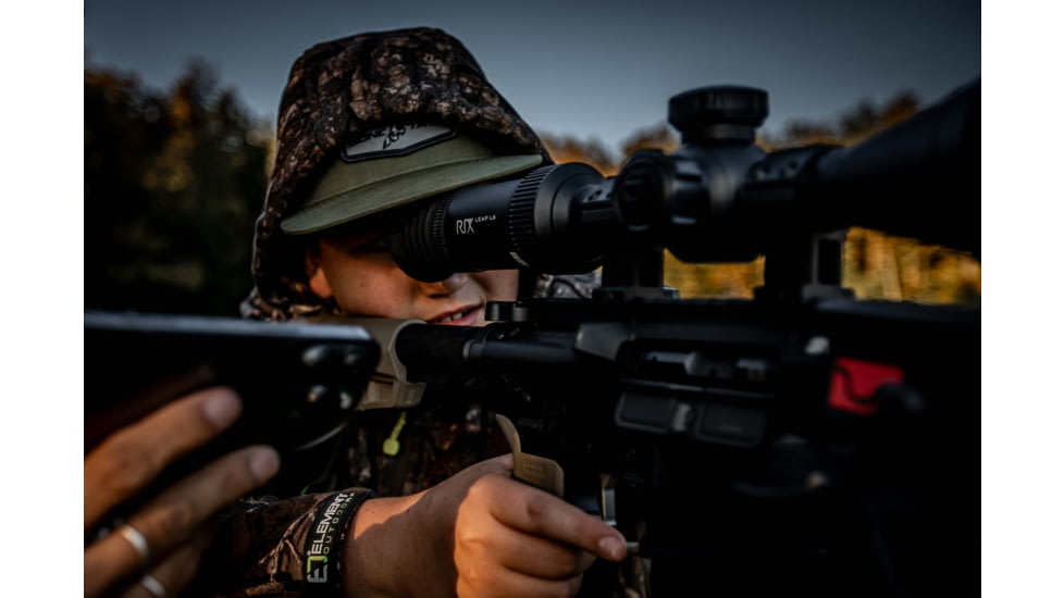 RIX 2.8x7.6x50mm Leap L6 Thermal Imaging Rifle Scope, 30mm Tube, Black, Medium, LEAP L6