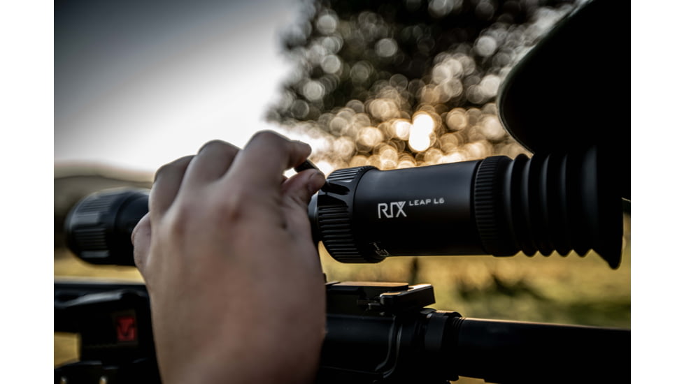 RIX 2.8x7.6x50mm Leap L6 Thermal Imaging Rifle Scope, 30mm Tube, Black, Medium, LEAP L6