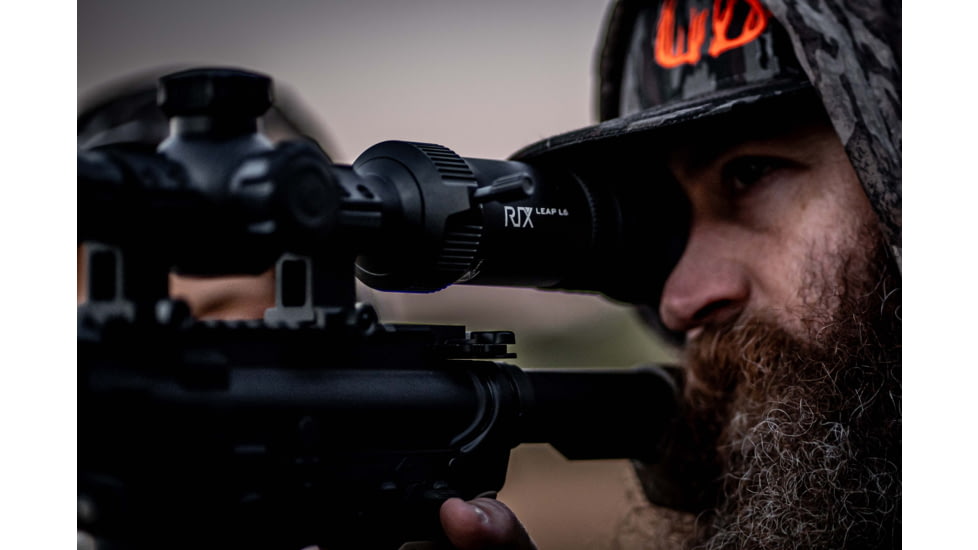 RIX 2.8x7.6x50mm Leap L6 Thermal Imaging Rifle Scope, 30mm Tube, Black, Medium, LEAP L6