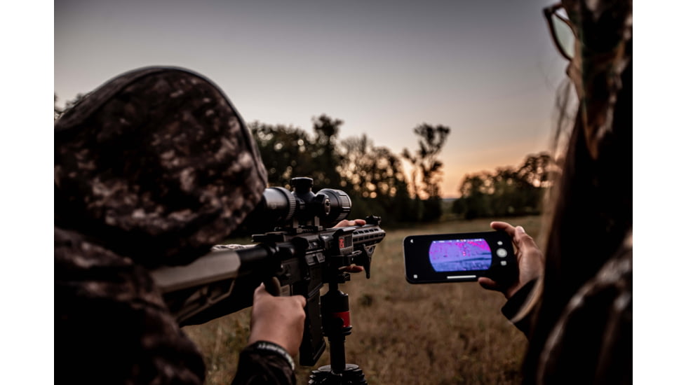 RIX 2.8x7.6x50mm Leap L6 Thermal Imaging Rifle Scope, 30mm Tube, Black, Medium, LEAP L6