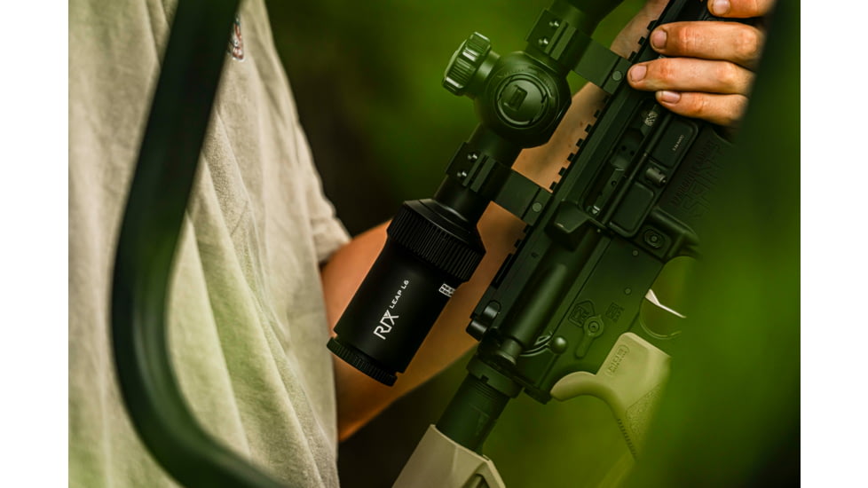 RIX 2.8x7.6x50mm Leap L6 Thermal Imaging Rifle Scope, 30mm Tube, Black, Medium, LEAP L6