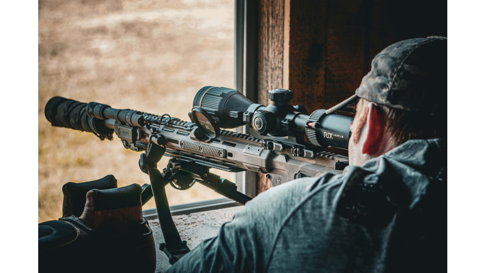 RIX 2.8x7.6x50mm Leap L6 Thermal Imaging Rifle Scope, 30mm Tube, Black, Medium, LEAP L6