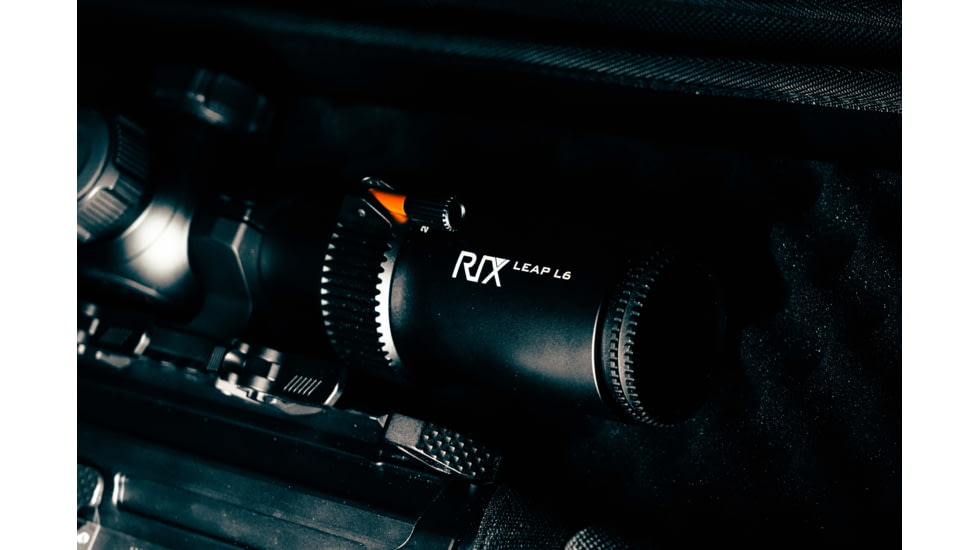 RIX 2.8x7.6x50mm Leap L6 Thermal Imaging Rifle Scope, 30mm Tube, Black, Medium, LEAP L6