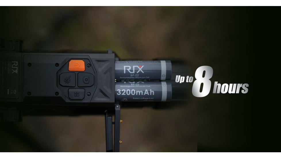 RIX DBH D6 3-18x60mm Thermal Imaging Rifle Scope, 60Hz, 640x512 pixels, Black, RIX DBH D6