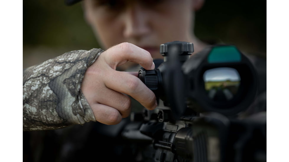 RIX Leap L3R 3.2-9.6x35mm 30mm Tube Thermal Imaging Rifle Scope, 50 Hz, 384x288, Black, RIX LEAP L3R