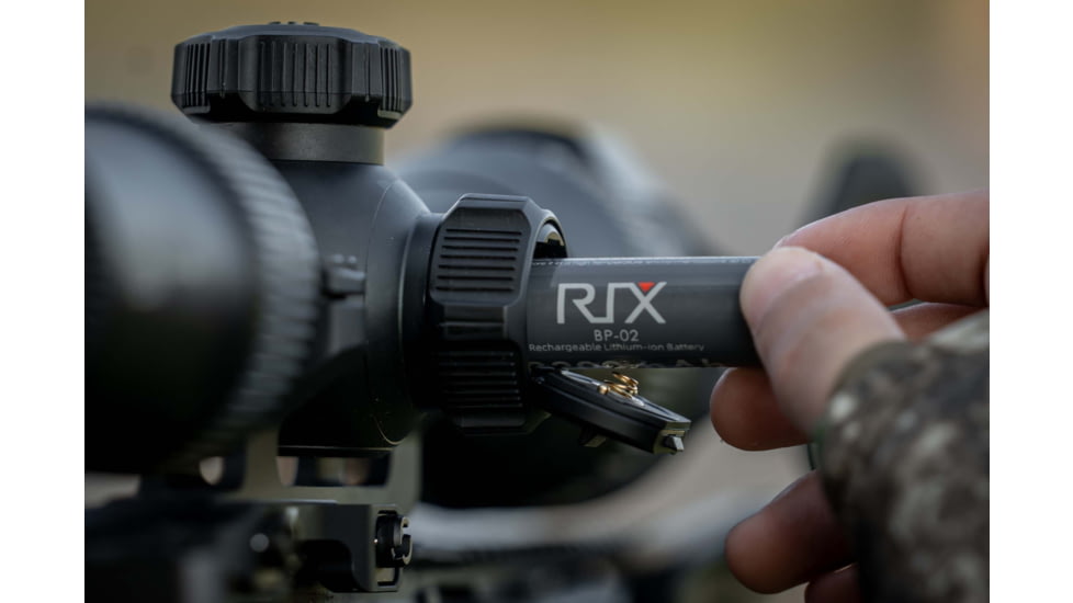 RIX Leap L3R 3.2-9.6x35mm 30mm Tube Thermal Imaging Rifle Scope, 50 Hz, 384x288, Black, RIX LEAP L3R