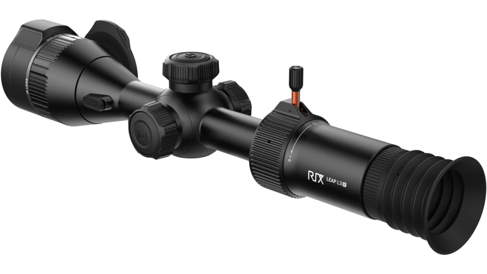 RIX Leap L3R 3.2-9.6x35mm 30mm Tube Thermal Imaging Rifle Scope, 50 Hz, 384x288, Black, RIX LEAP L3R