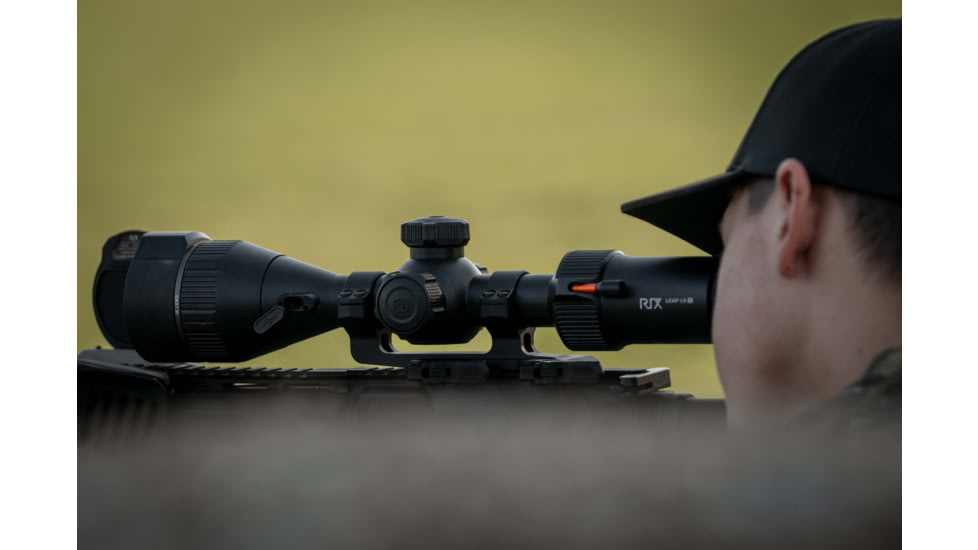 RIX Leap L6R 2.8-8.4x50mm 30mm Tube Thermal Imaging Rifle Scope, 50 Hz, 640x480, Black, RIX LEAP L6R