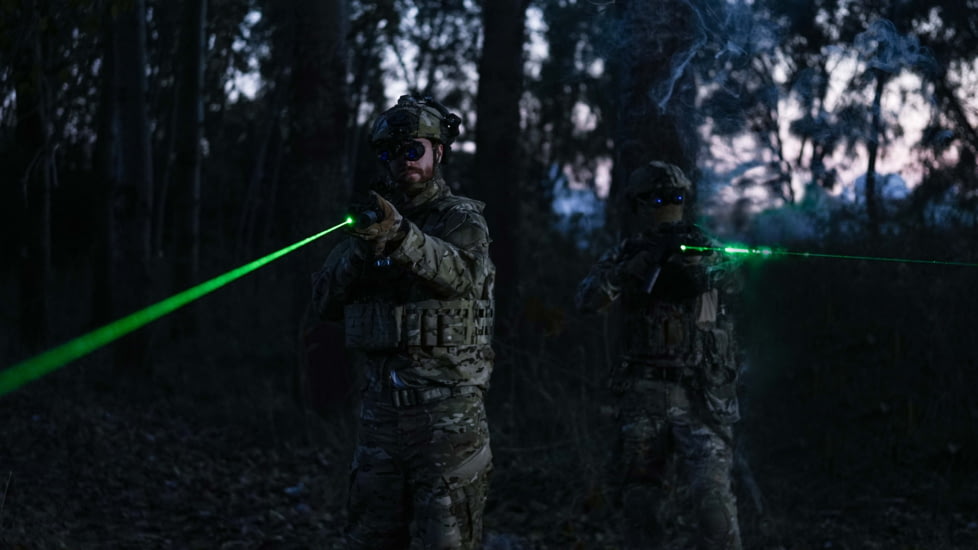 RIX RIP-3C Green Visible IR Laser Sight, Black, RIP3CBG