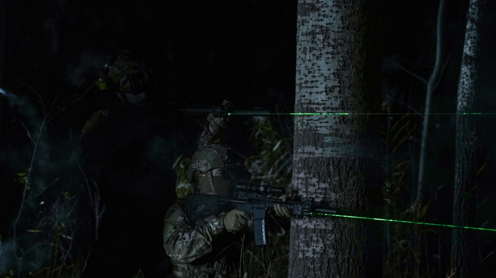RIX RIP-3C Green Visible IR Laser Sight, Black, RIP3CBG