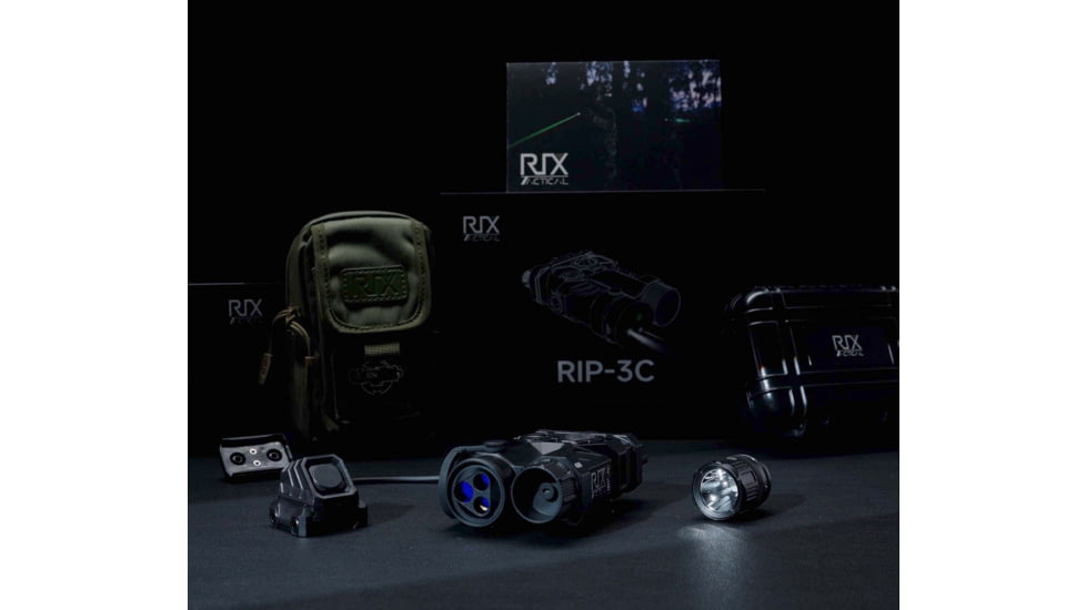 RIX RIP-3C Green Visible IR Laser Sight, Black, RIP3CBG