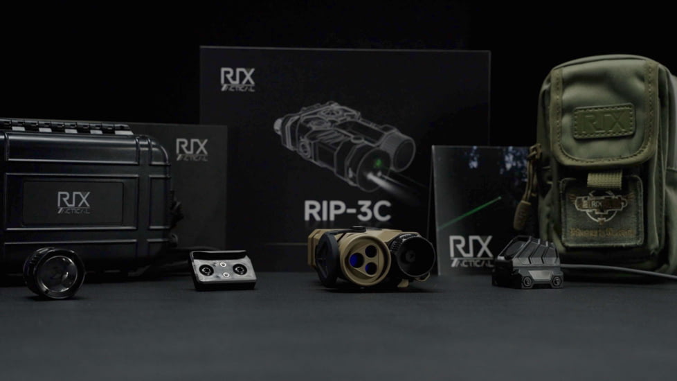 RIX RIP-3C Green Visible IR Laser Sight, Tan, RIP3CTG