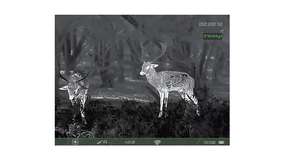 RIX STORM S6R 2x35mm Thermal Rifle Scope, 50 Hz, 640x512, Black, RIX STORM S6 R