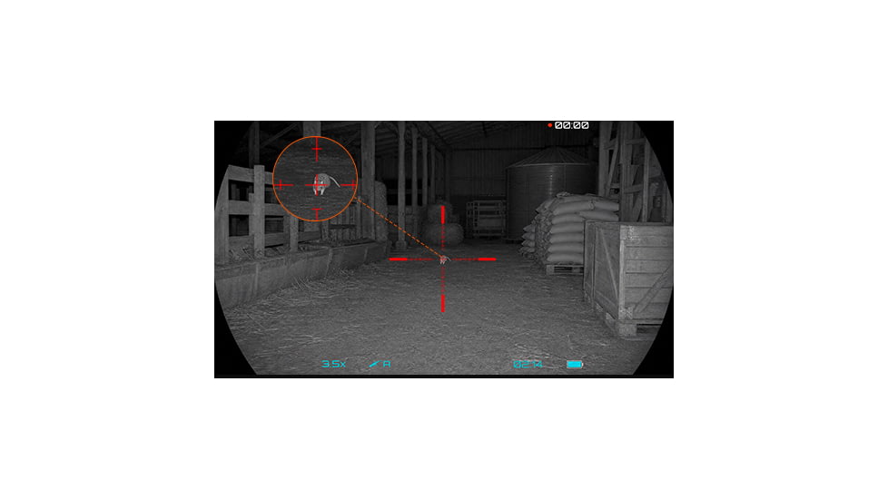RIX Tourer T50 Digital Night Vision Rifle Scope, 3.5-28x50mm, 4K UHD Sensor, F1.2 Lens, Black, RIX Tourer T50