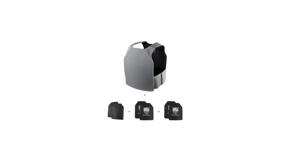 RMA Armament Krypsys Concealable Body Armor Kit - ESRT Rifle Rated Armor, Kit KPC ESRT Wolf Grey