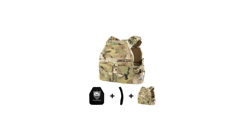 RMA Armament Level 4 Womens Body Armor Kit - Multicam, Kit QPC 1118 Multicam