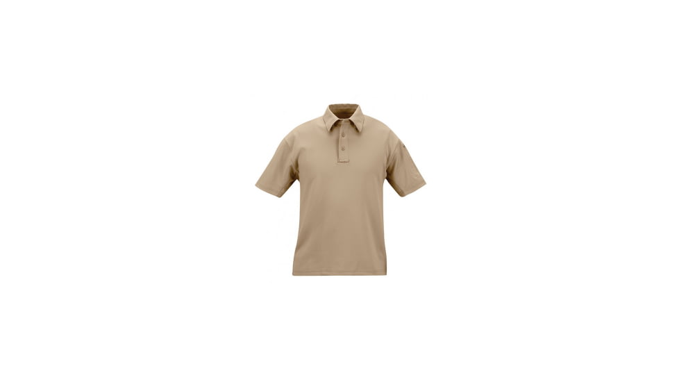 RMA Armament Propper Mens ICE Polo - Short Sleeve - Small - Silver Tan, F534172226S